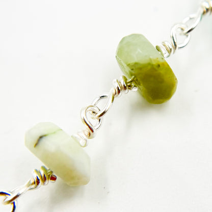 Shop Now Peruvian Opal Sterling Silver Wire Chain