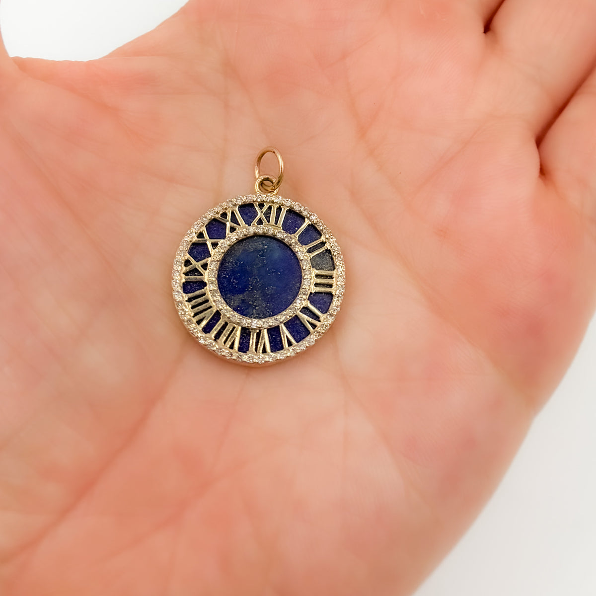 Buy Now 14K Gold Roman Clock Pendant