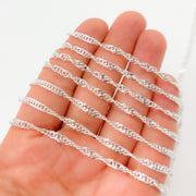 Shop Sterling Silver Singapore Link Chains