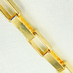 Load image into Gallery viewer, V42GP. Gold Plated 925 Sterling Silver Flat Box Chain
