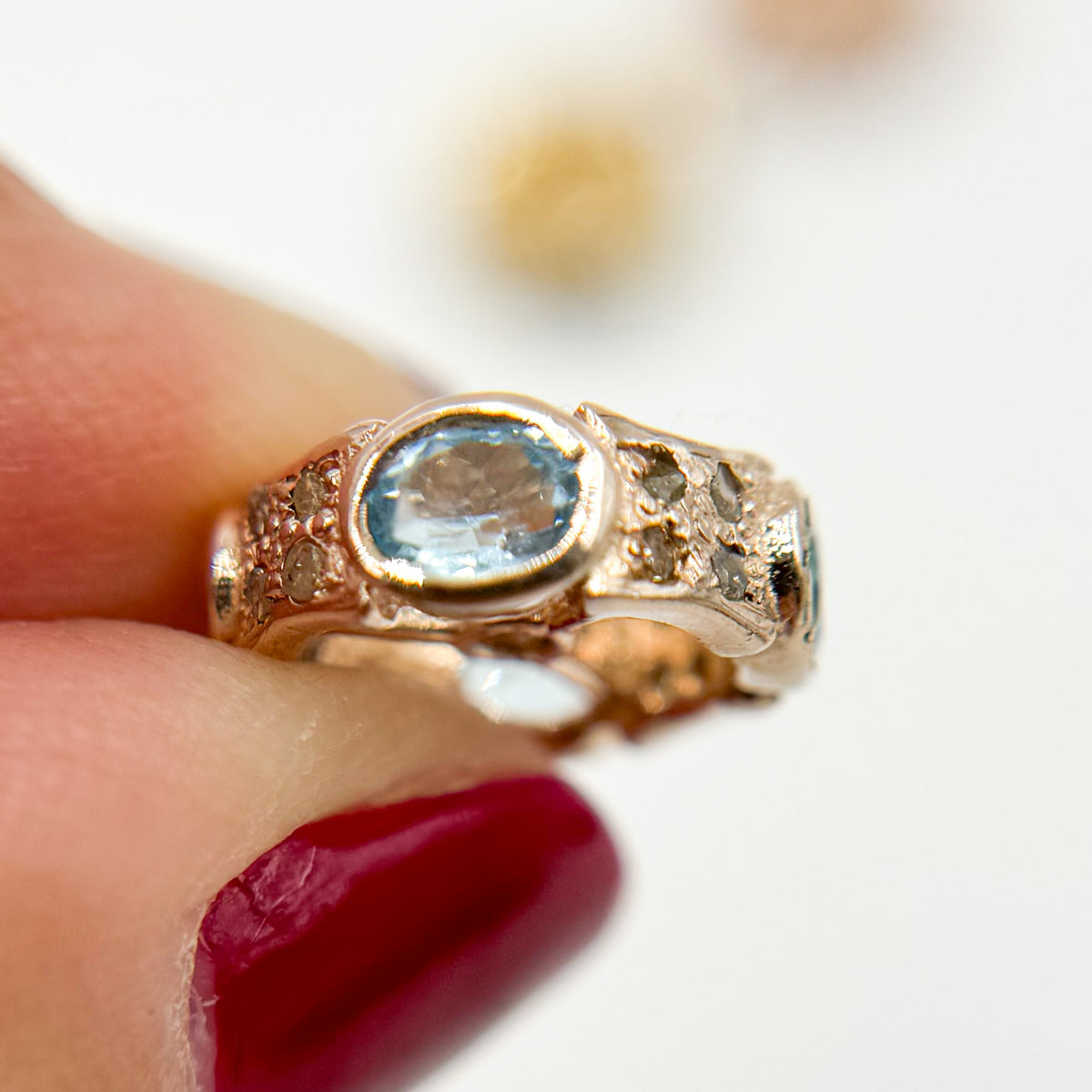 Buy Diamond Sterling Silver Spacer Bead with Gemstone