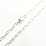 Load image into Gallery viewer, Sterling Silver Paperclip Necklace