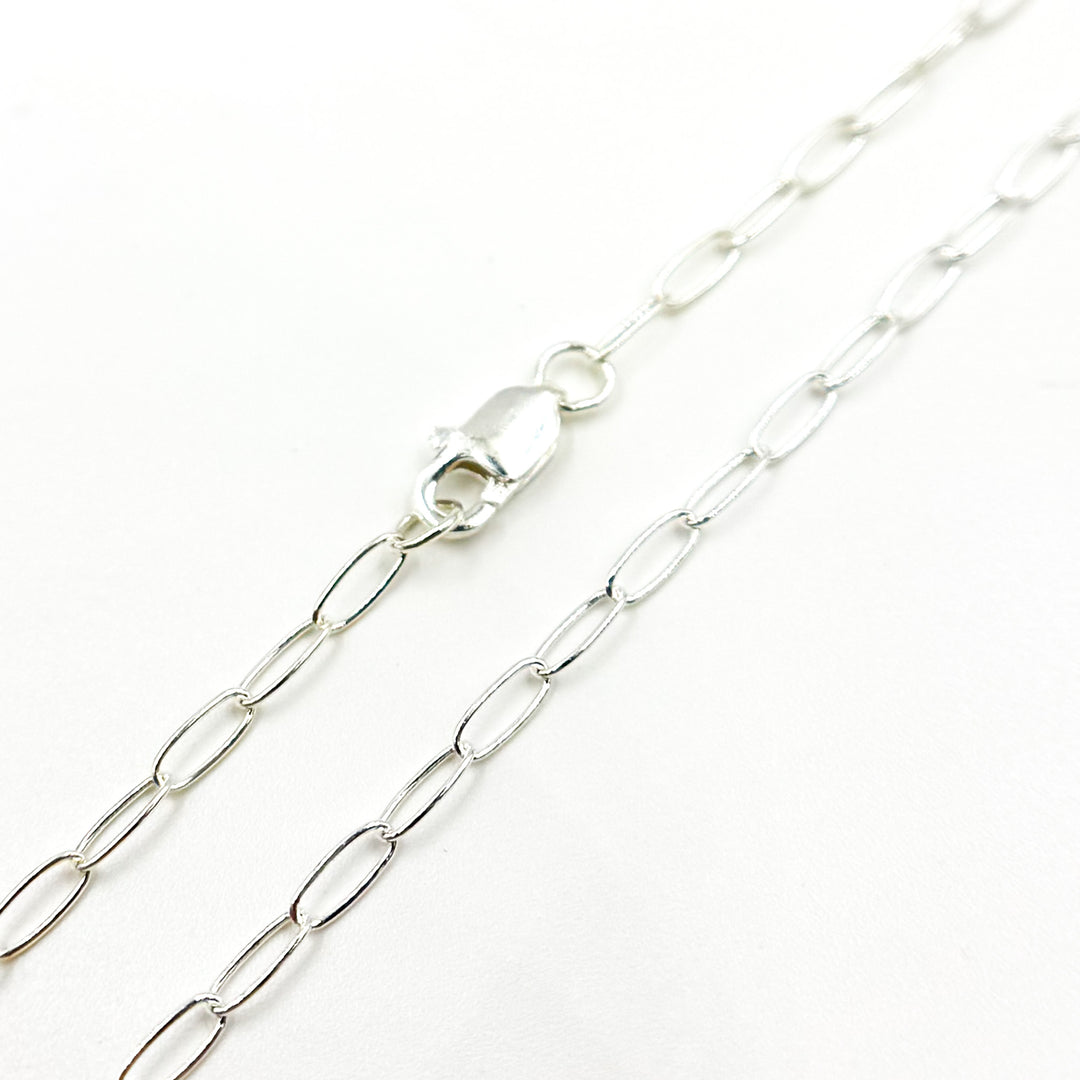 Sterling Silver Paperclip Necklace