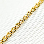 Solid Gold Wheat Chain