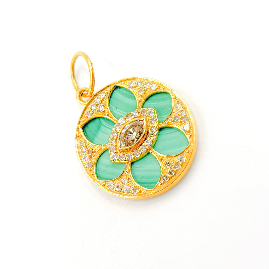Shop Now 14K Gold Flower Pendants