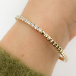 Load image into Gallery viewer, BNP68311. 14K Solid Gold Diamond Bangle