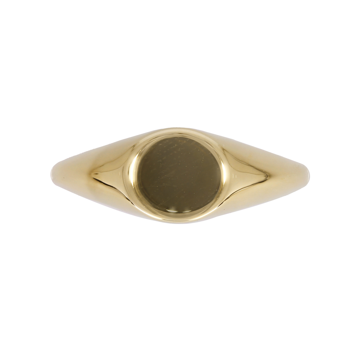 Shop Now Yellow Gold Circle Ring