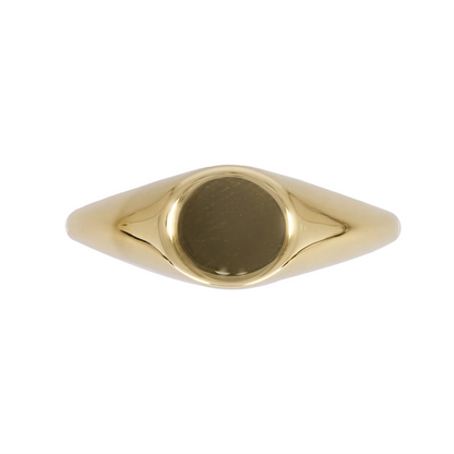 Shop Now Yellow Gold Circle Ring