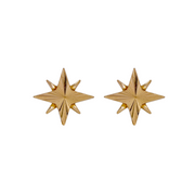 EFZ53568. 14K Solid Gold Star Stud Earrings
