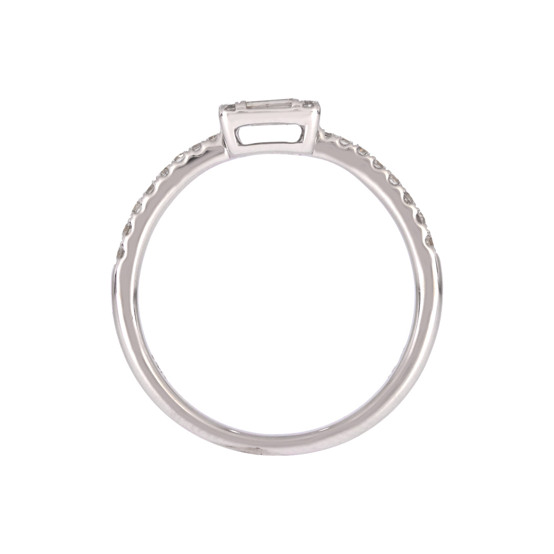 RFE17441. 14K Solid Yellow Gold Statement Diamond Ring
