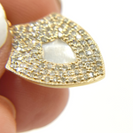 Load image into Gallery viewer, Shop Now 14K Solid Gold Shield Pendant