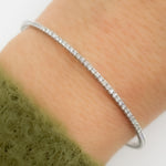 Load image into Gallery viewer, BNL68424. 14K Solid Gold Diamond Bangle