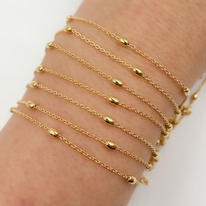 1471.1GF. 14k Gold Filled Satellite Chain