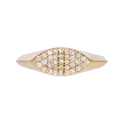 14K Solid Gold Diamond Ring.
