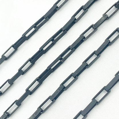 Matt Sterling Silver Box Link Chain