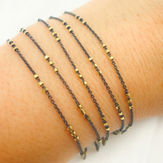 Sterling Silver Satellite Cube Chain