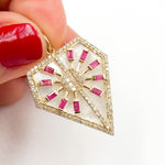 Load image into Gallery viewer, Gold Shield Pendants
