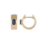 Load image into Gallery viewer, EHZ57585. 14K Solid Gold Gemstone Hoops