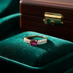 Load image into Gallery viewer, RN421923. 14K Solid Gold Diamond and Gemstone Ring