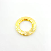 Gold Plated Sterling Silver Ring Connector