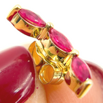 Load image into Gallery viewer, EFF51815RU. 14k Solid Gold Ruby Studs
