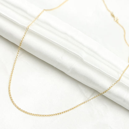 14K Gold Wheat Necklace