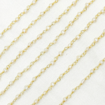 Load image into Gallery viewer, PRL55. White Freshwater Pearl Gold Plated Wire Chain
