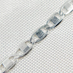 Load image into Gallery viewer, Z82SS. Sterling Silver Flat Marina Chain
