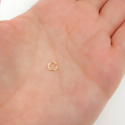 5MM Open Gold Plated Jump Ring