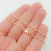 14K Solid Gold Rope Chain