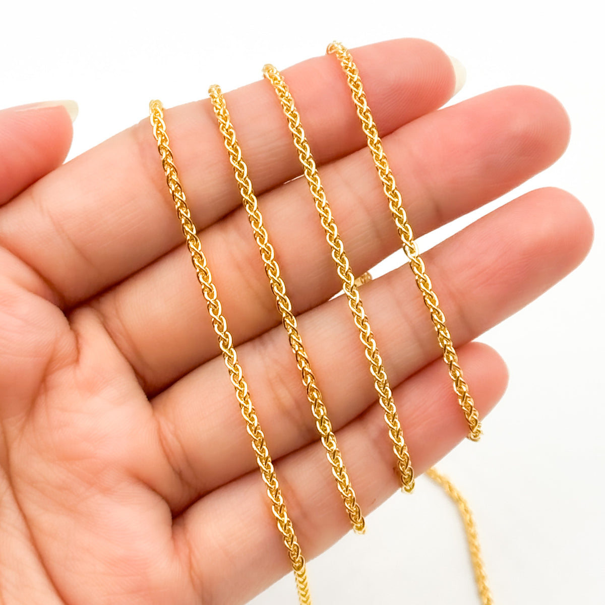 472GF. 14k Gold Filled Wheat Chain