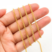 472GF. 14k Gold Filled Wheat Chain