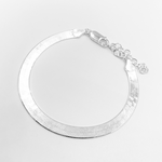 Load image into Gallery viewer, 925 Sterling Silver Herringbone 5.5mm Width Bracelet. HER1SSBracelet
