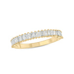 Load image into Gallery viewer, 14K Solid Gold Width Half Eternity Band Ring. RAG01393
