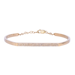 Load image into Gallery viewer, Buy 14K Solid White Gold Diamond Fancy Bangle