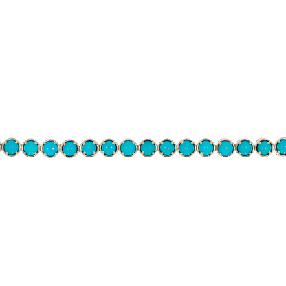BFZ61278TQ. 14K Solid Gold Turquoise Bracelet