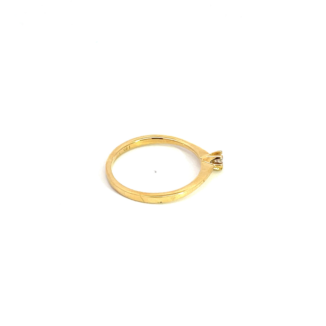 14K Solid Gold Diamond Ring. RFB15949