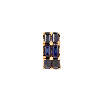 Buy 14K Solid Gold Baguette Shape Natural Gemstone Slider