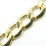 Load image into Gallery viewer, 14K Solid Gold Flat Curb Necklace. 030GBL3
