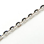 Load image into Gallery viewer, Sterling Silver Flat Round Link Necklace
