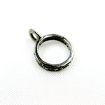 Load image into Gallery viewer, DC490. Diamond Sterling Silver Round Bail
