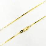 Load image into Gallery viewer, 073VED. 14K Solid Gold Box Link Chain