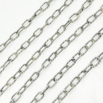Load image into Gallery viewer, Oxidized 925 Steeling Silver Diamond Cut Cable Link Chain. V138DCOX
