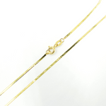 Load image into Gallery viewer, 14K Solid Gold Diamond Cut Snake Necklace. 14K41
