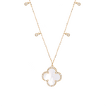 Load image into Gallery viewer, 14K Solid Gold Diamond and Gemstone Necklace. NFF71820PL
