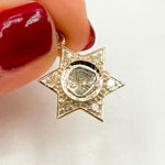 Load image into Gallery viewer, DC406. Diamond Star Pendant with Polki Diamond
