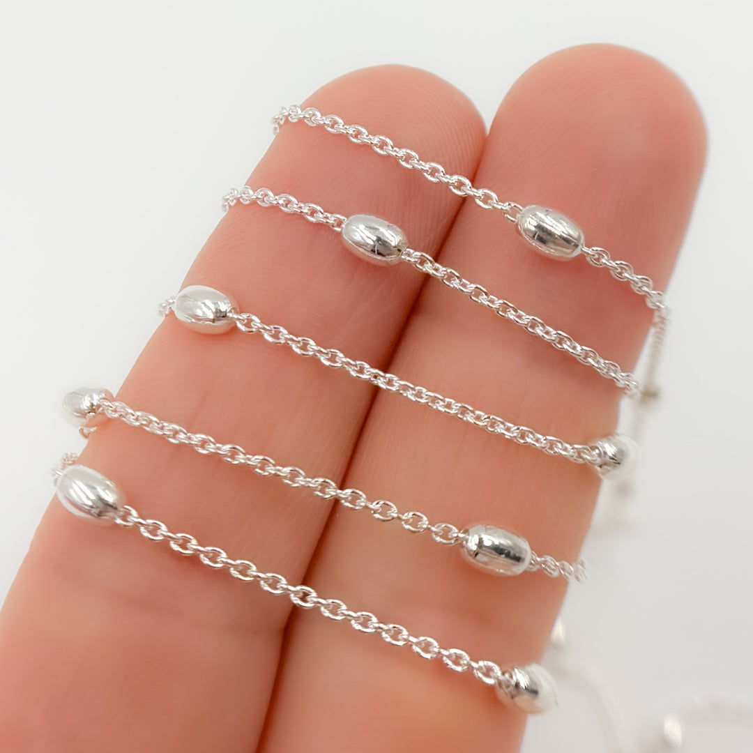 Sterling Silver Satellite Chain