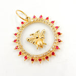 Load image into Gallery viewer, Buy Now 14K Gold Fly Round Pendant
