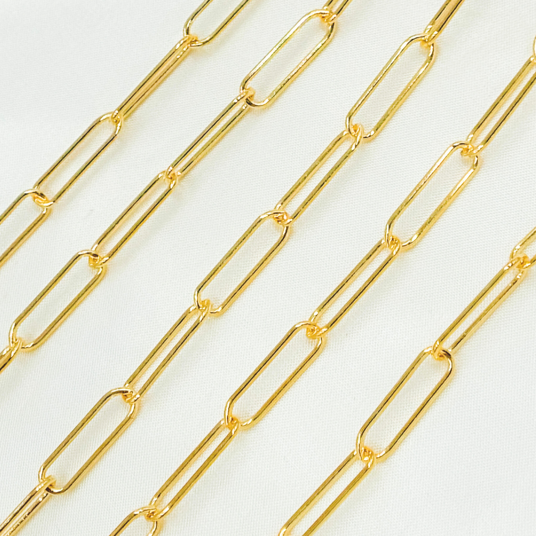 4001GF. 14k Gold Filled Smooth Paperclip Link Chain
