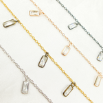 Load image into Gallery viewer, Buy Cubic Zirconia Rectangle Shape Chain
